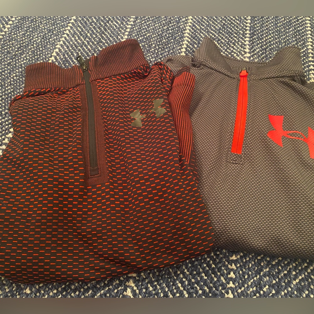 Bundle of two Under Armour quarters zips